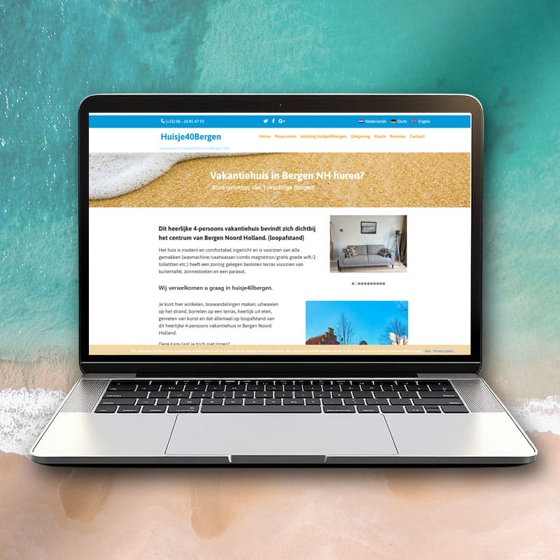 Eenvoudig reserveersysteem met WordPress voor Huisje40bergen