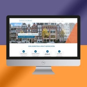 Een zakelijke website voor Van Dorsten en Muit Advocaten