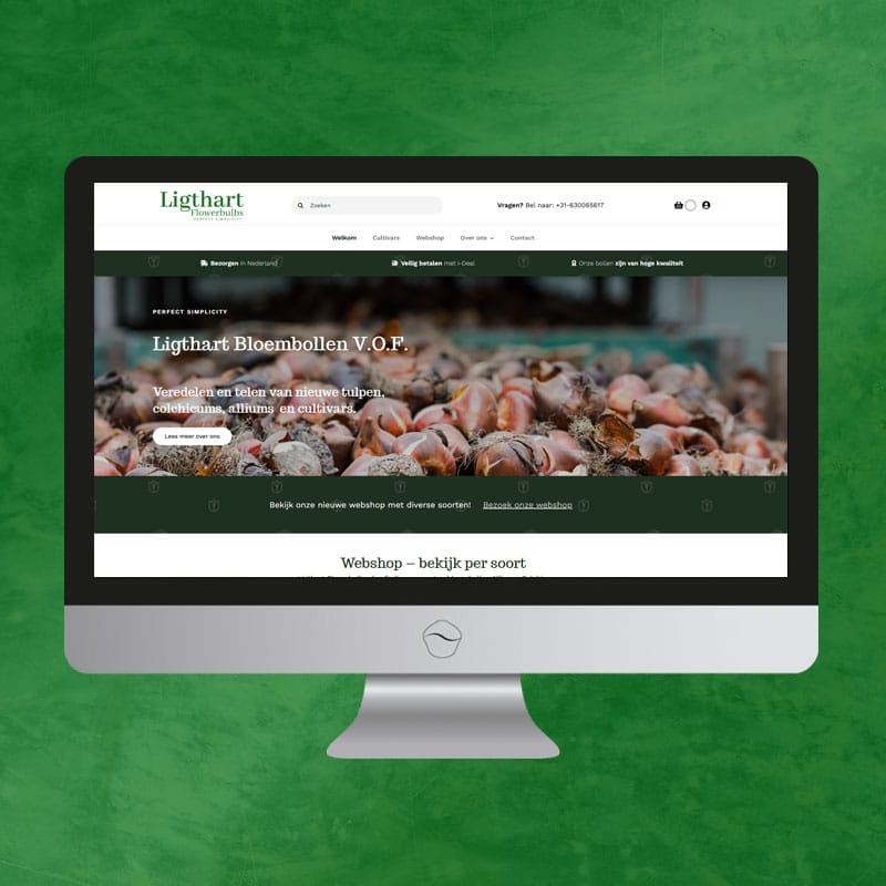 Een webshop voor Ligthartbloembollen