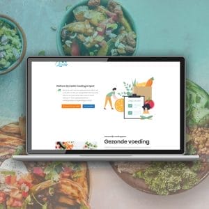 De WordPress website van Lisette voeding en Sport
